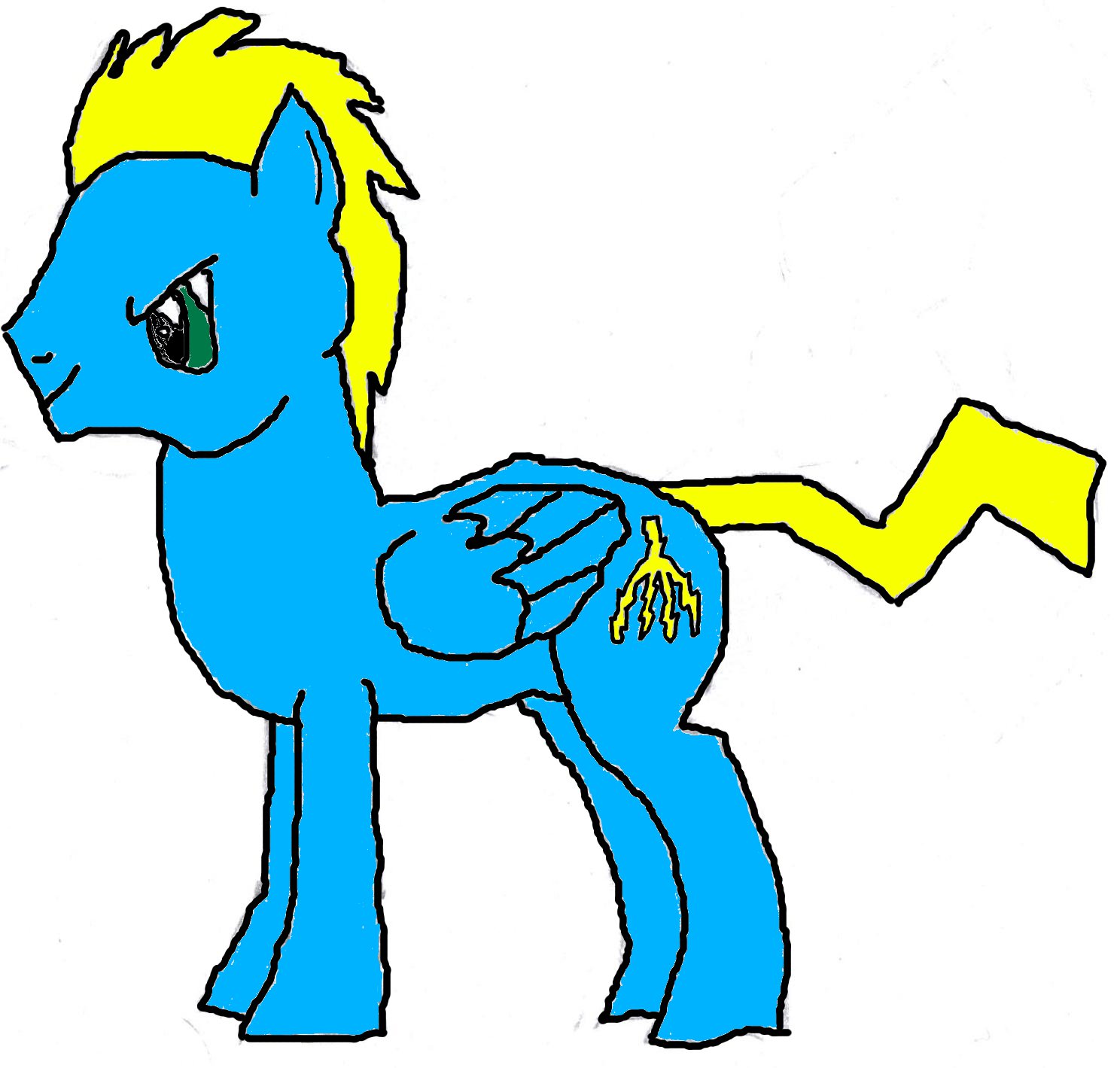 MLP: FIM original character - Lightning Colored