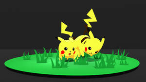 Pokemon - Pikachus Playing