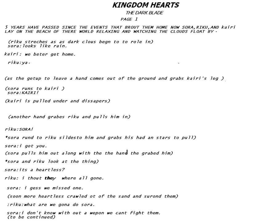kingdom hearts fanfic by nekohitsuguya on DeviantArt