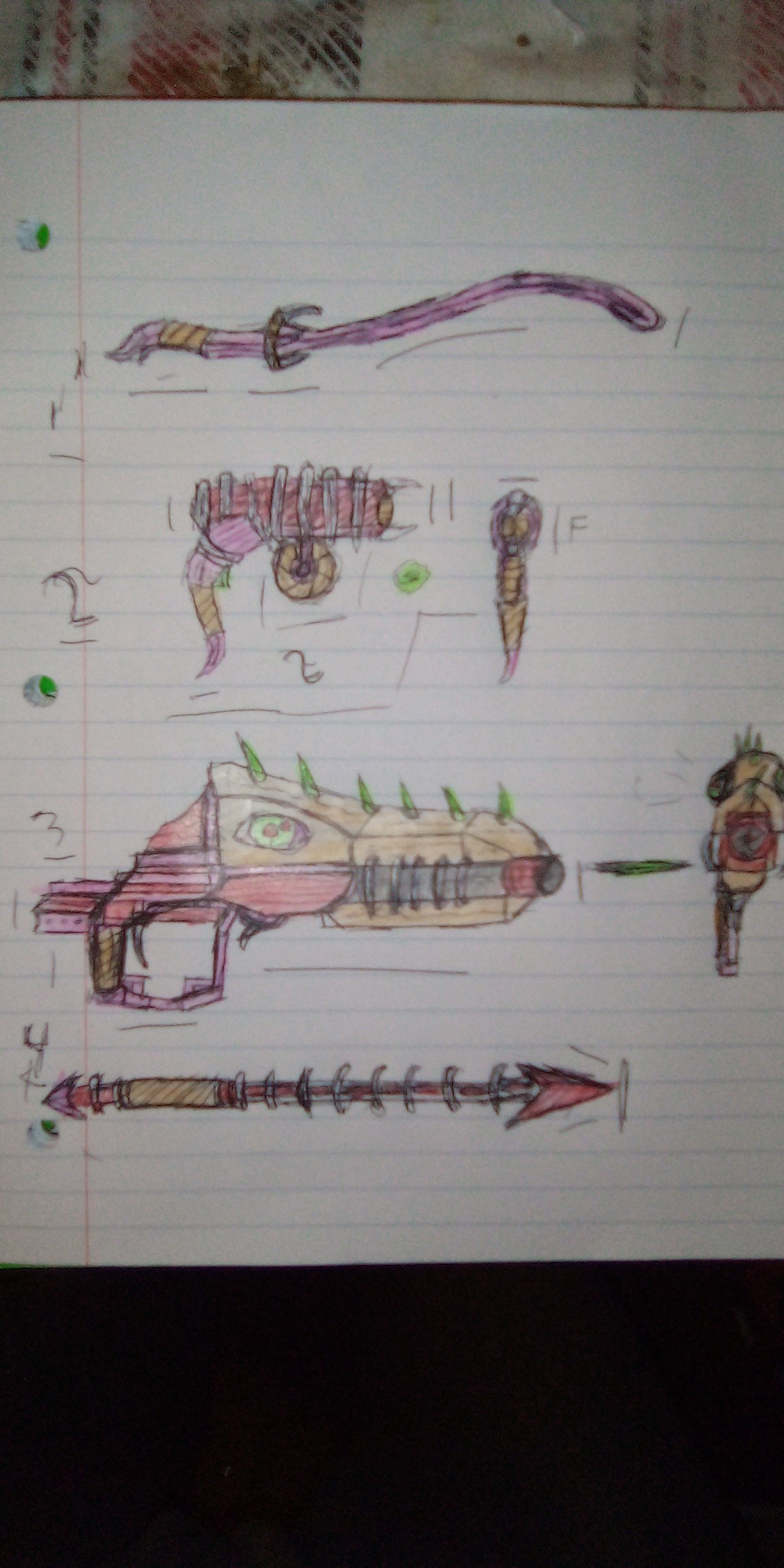 weapons ideas alien weapons by cardmancer on DeviantArt