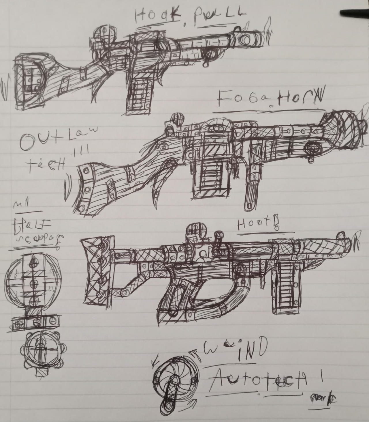 Tech Rifles Deviantart outlaw tech3(rifles 2)(twin cambers) by cardmancer on DeviantArt