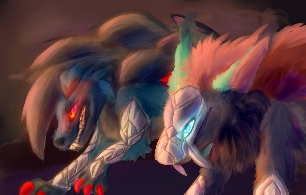 Azreleon az and lele by toxicpuffle on DeviantArt