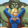 supergirl and hulk