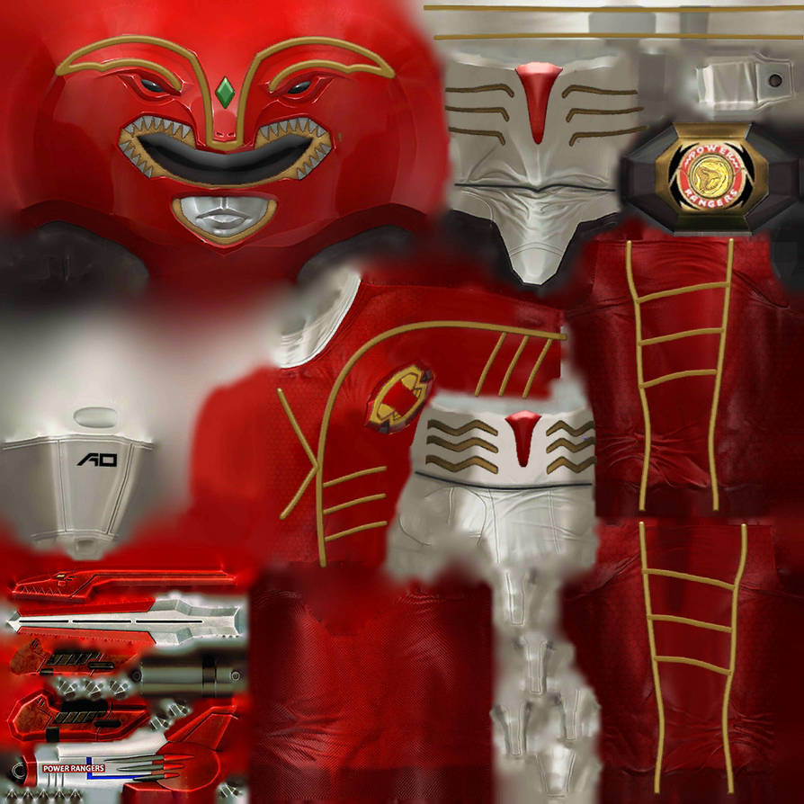 Red Ranger Version 2 Red Morphin Ranger Version 2 by grant858 on DeviantArt