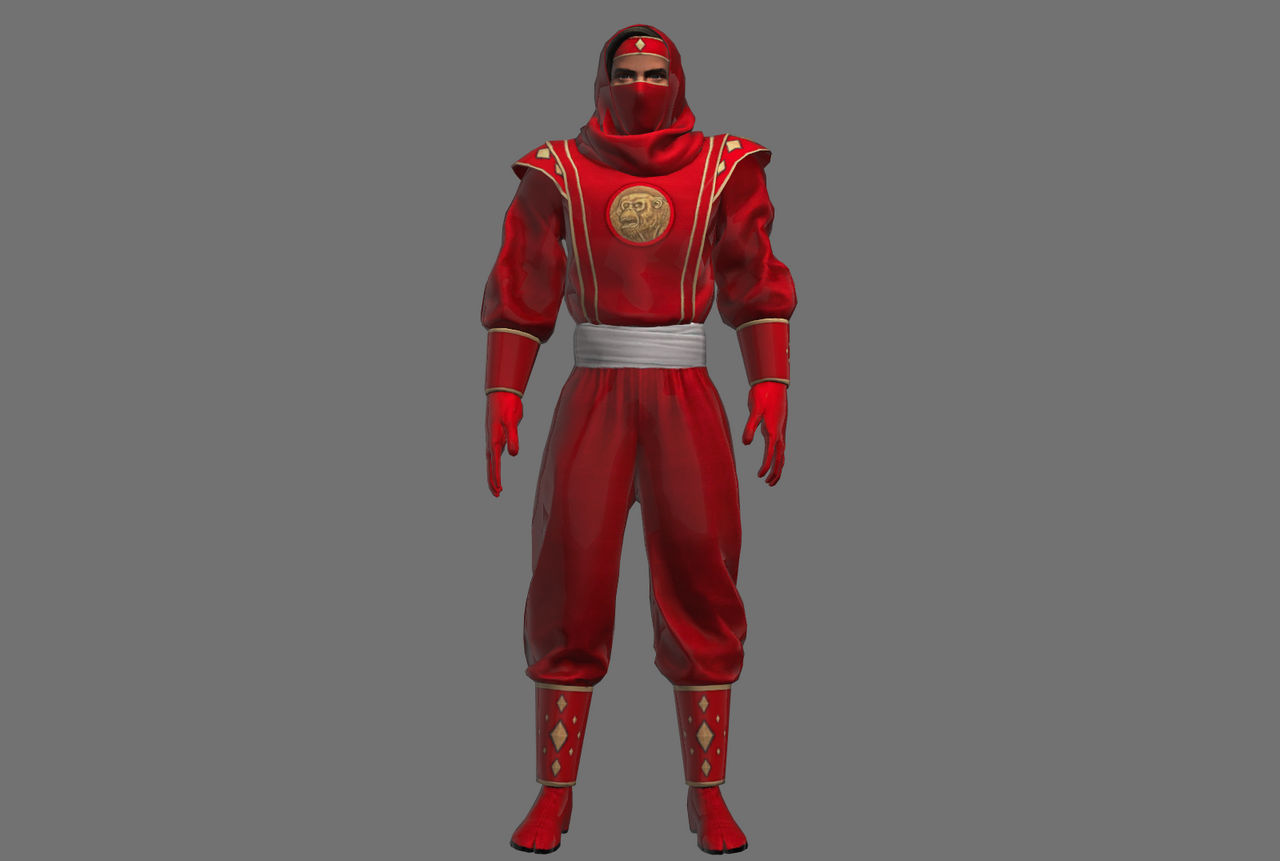 Ninja Ranger Render Deviantart Red Ninja Ranger 3d Models by grant858 on DeviantArt