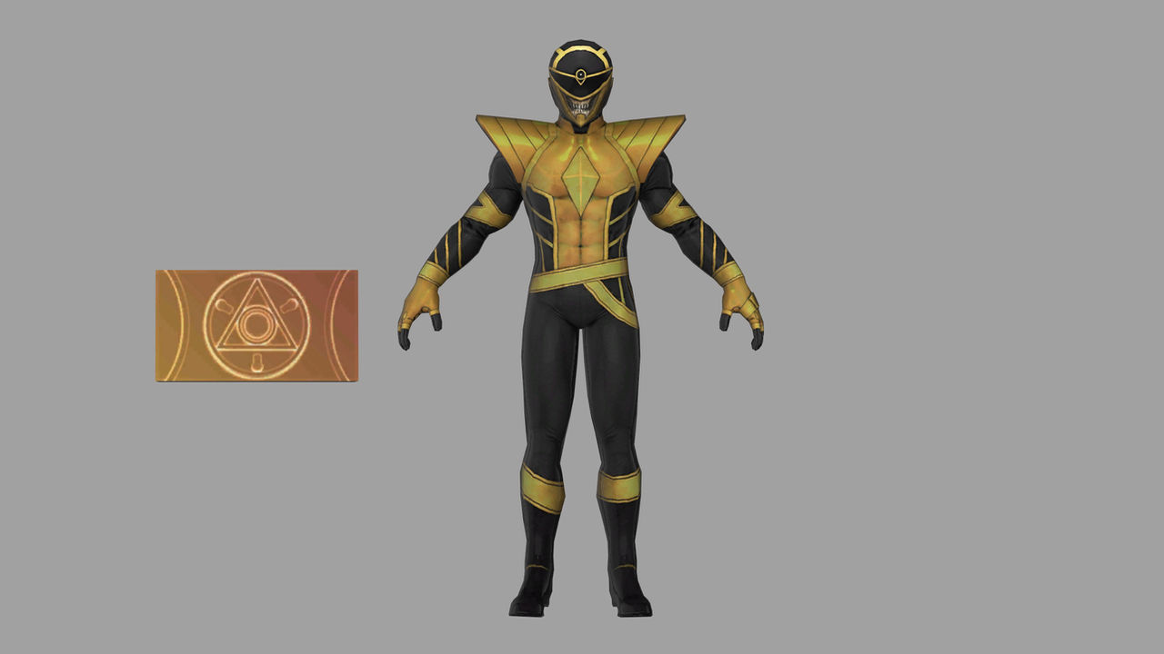 Death Ranger (Rigged) 3D Model Power Rangers by grant858 on DeviantArt