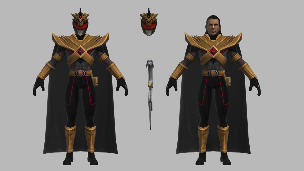 Drakkon Evo 3 (Rigged) 3D Model Power Rangers by grant858 on DeviantArt