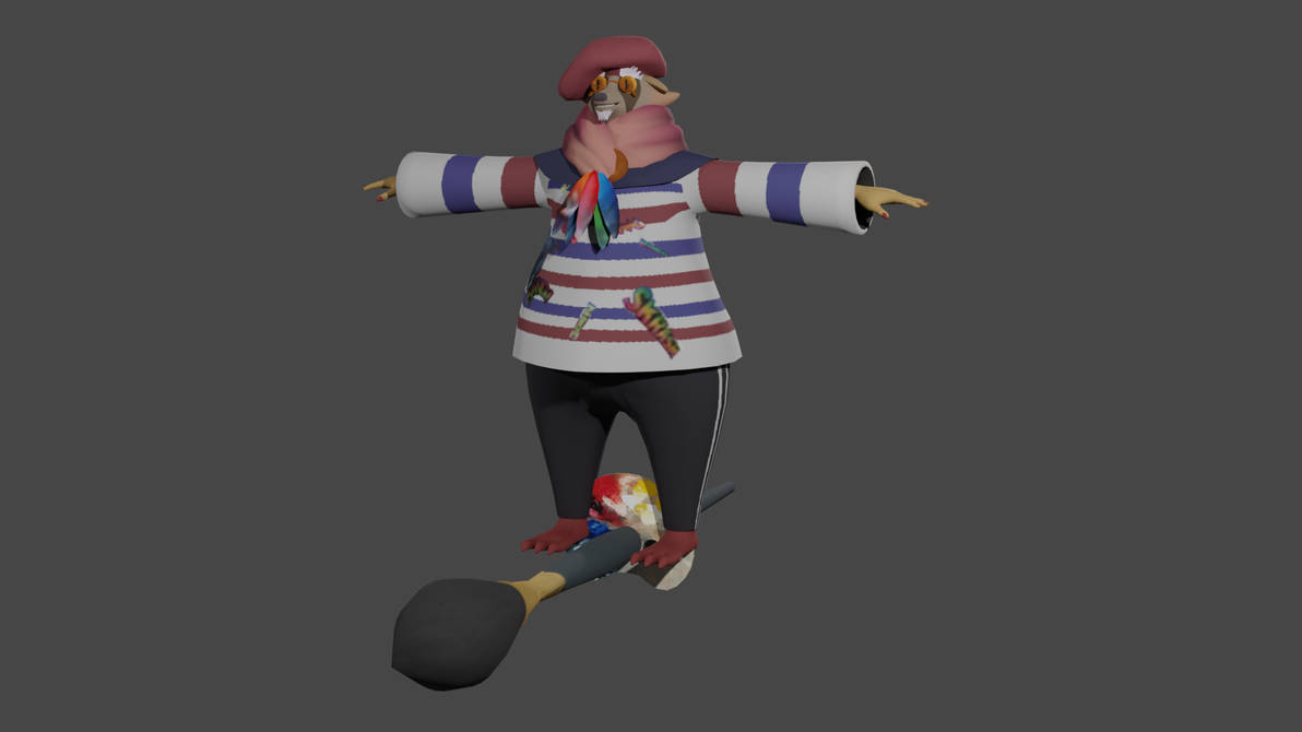 Artistmole (Rigged) 3D Model Power Rangers by grant858 on DeviantArt