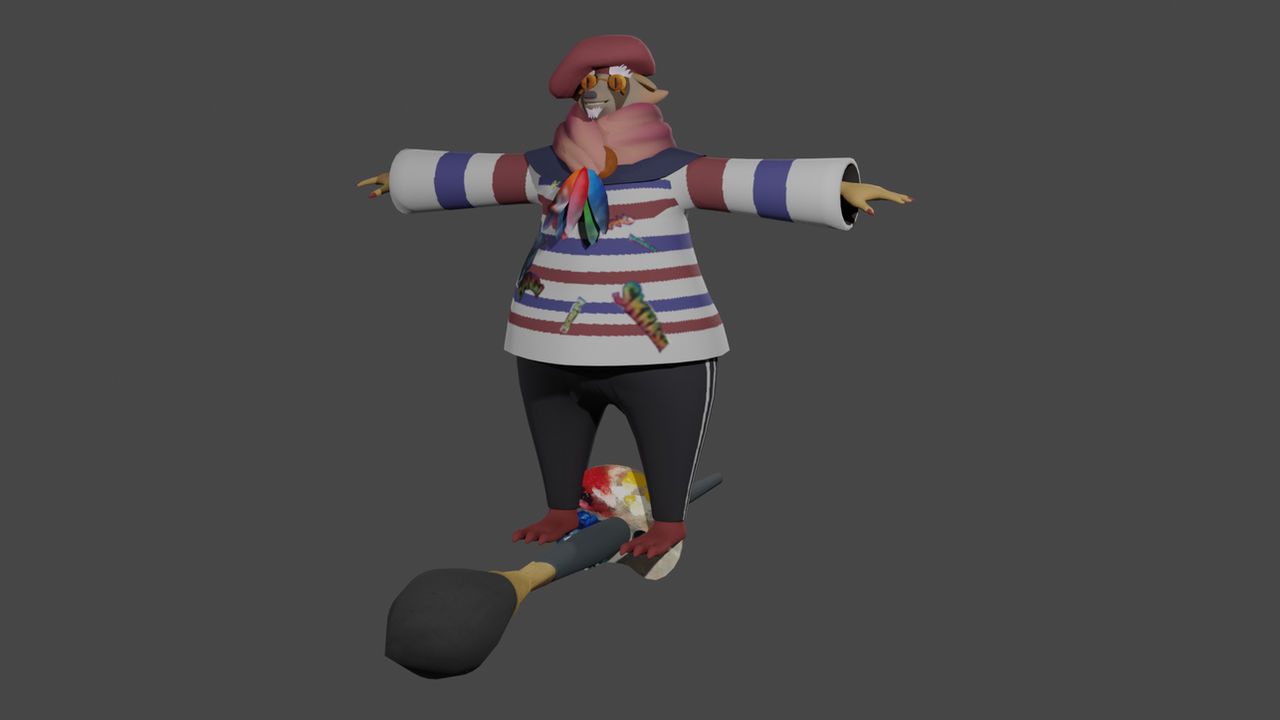 Artistmole (Rigged) 3D Model Power Rangers by grant858 on DeviantArt