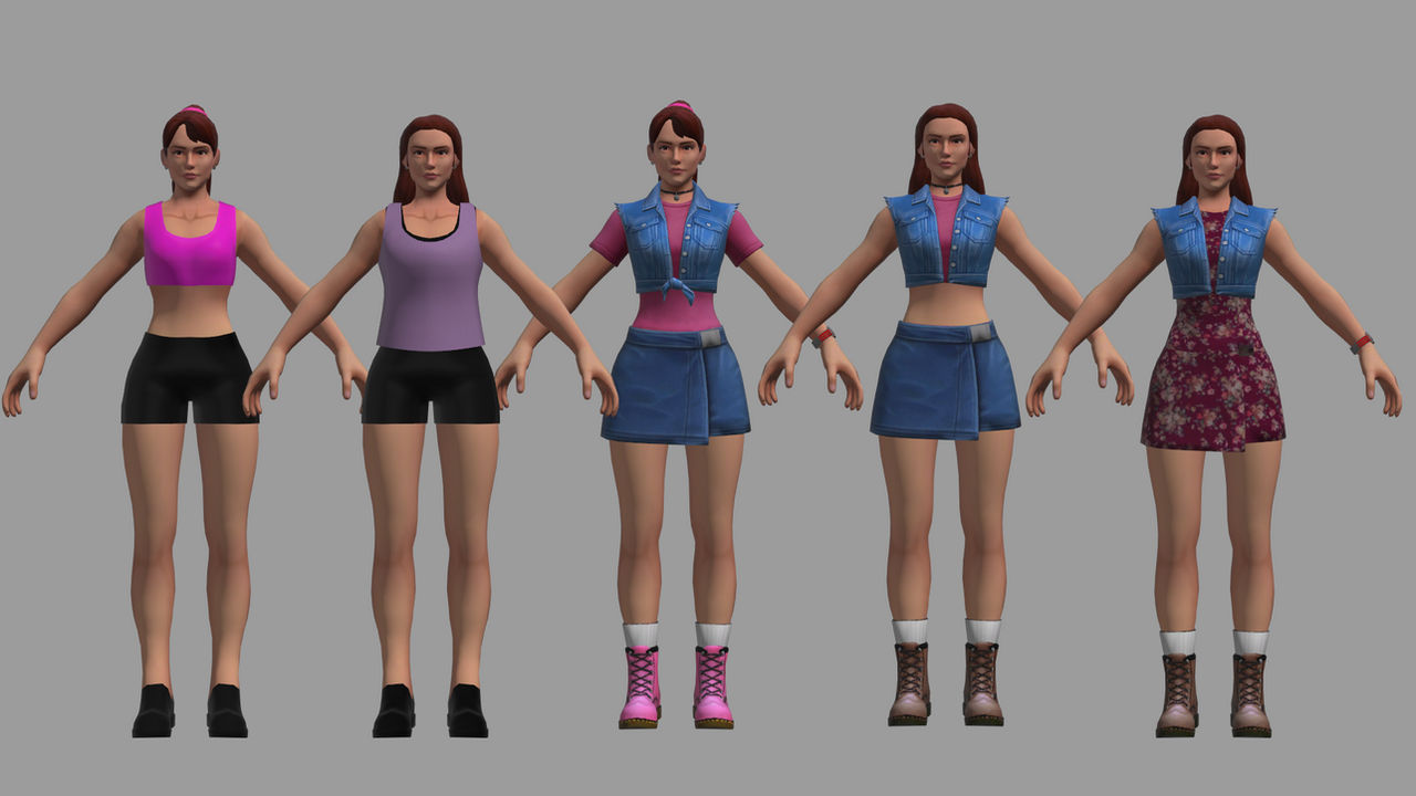 Kimberly Hart (Rigged) 3D Models Power Rangers by grant858 on DeviantArt