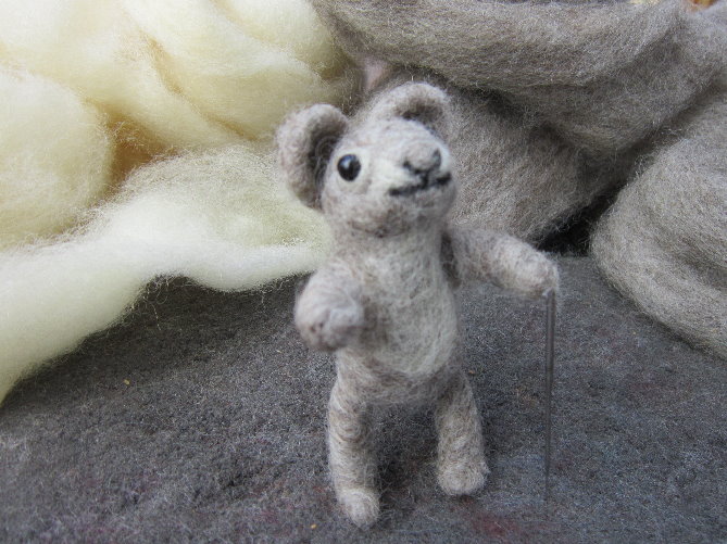 Needle Felted Mouse