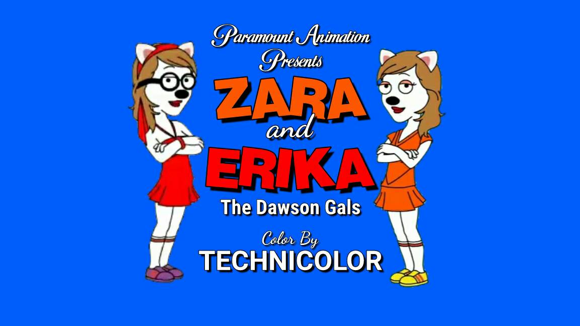 Zara And Erika The Dawson Gals Title Card
