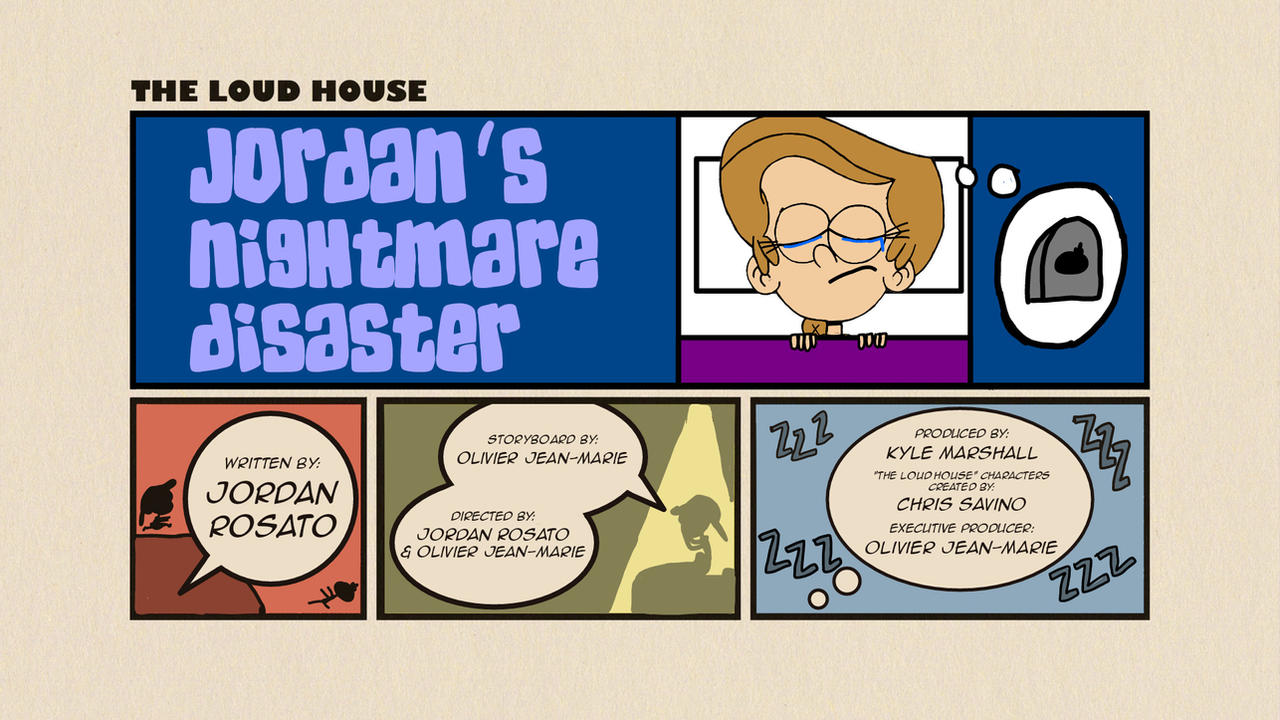 Jordan's Nightmare Disaster Title Card