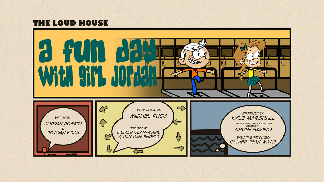 A Fun Day With Girl Jordan Title Card