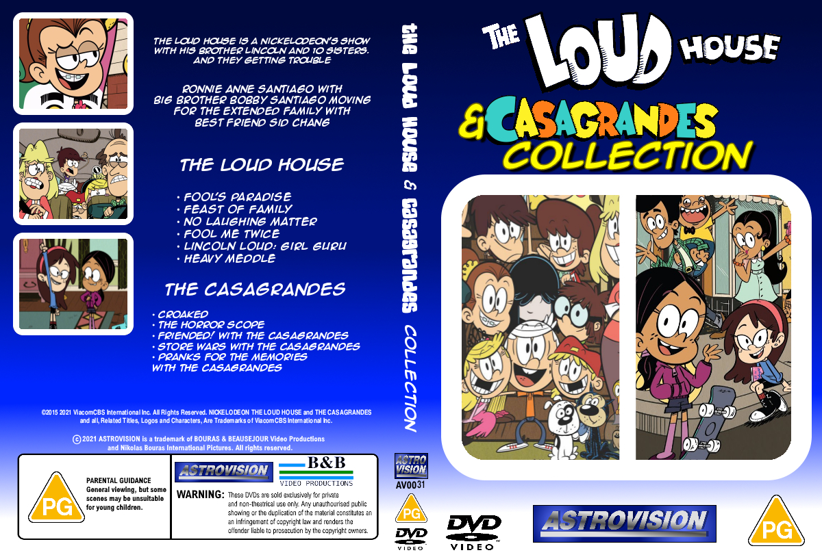 AV The Loud House and Casagrandes Collection DVD