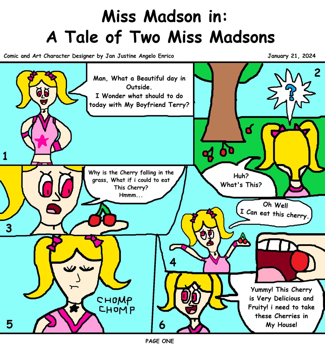 A Tale of Two Miss Madsons Comic (1/4)