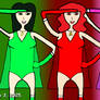 The Leotard Superhero Girls Saluted