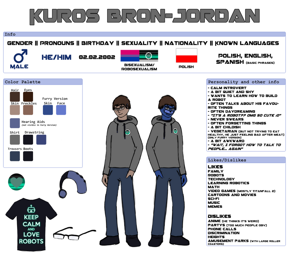 [OC Reference Sheet] Kuros Bron-Jordan 2021