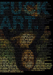 It's Graphic Design, Fuck Art by D-O-M-I-N-I-C