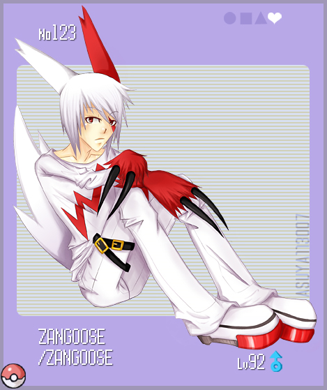 gijinka zangoose yo