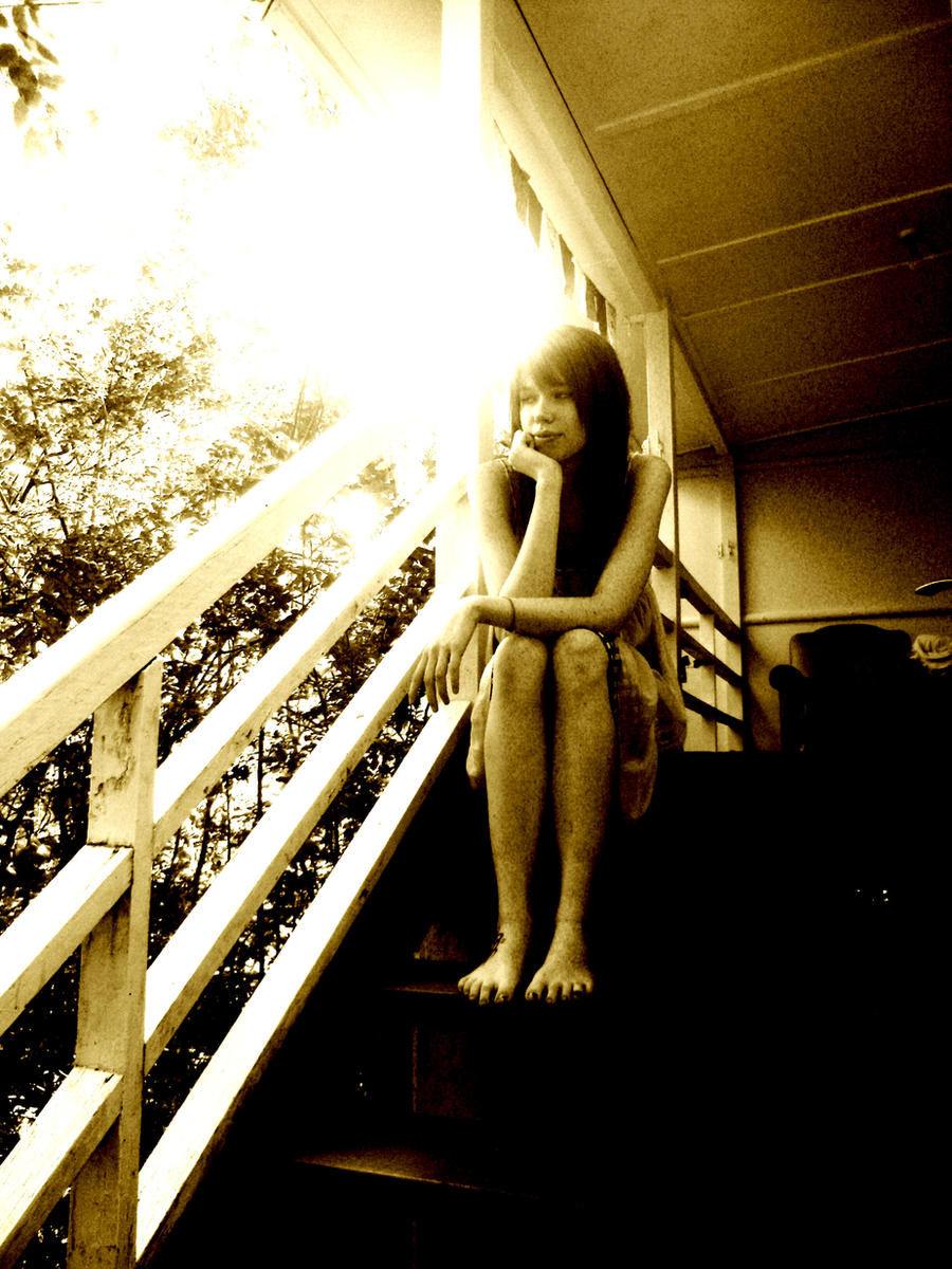 Rhoades Steps girl on steps by Rhoades-Designs on DeviantArt