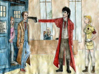 Crossover - Doctor Who x Hellsing