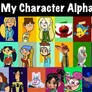 My Character Alphabet Art