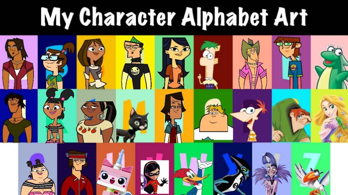 My Character Alphabet Art 2 by IanYzabel on DeviantArt