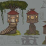 mushroom treehouse