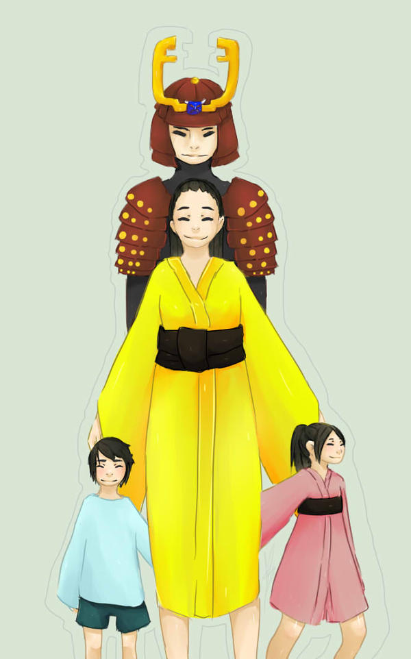 Samurai family by MyLifeInMyWorld on DeviantArt