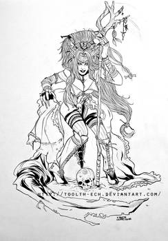 Pathfinder Witch - Ink