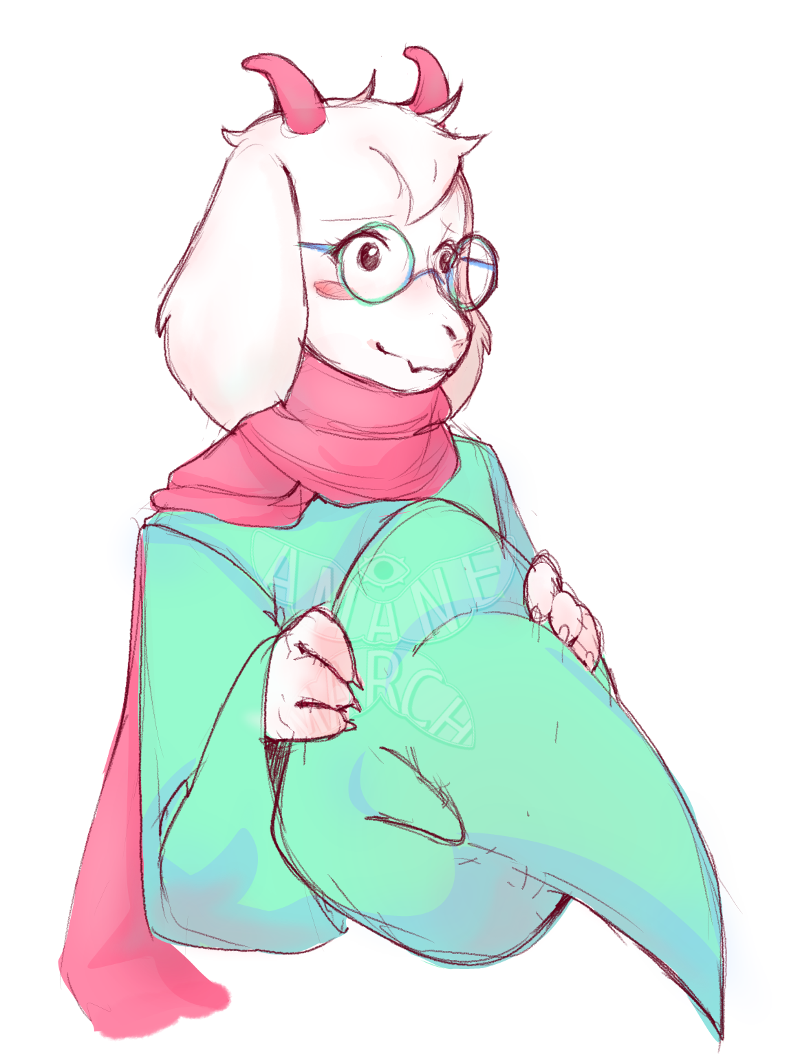 Sigma Ralsei Ralsei sketch by AmaneMarch on DeviantArt