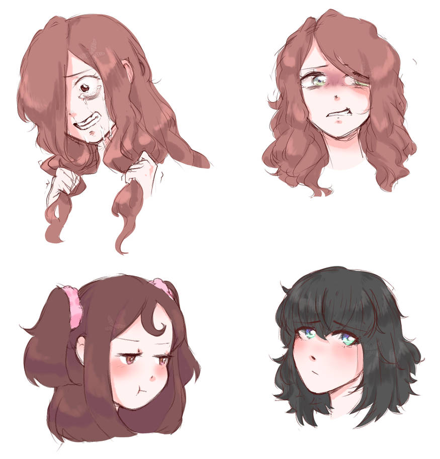 Random expressions by AmaneMarch on DeviantArt