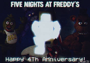 [Cinema 4D] Fnaf 4Th Anniversary