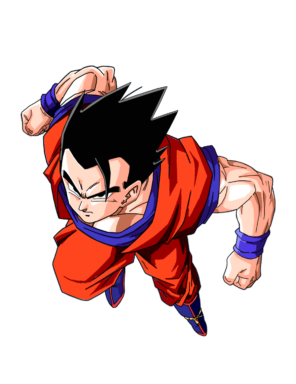 True Gohan Ultimate Gohan Render by BrusselTheSaiyan on DeviantArt