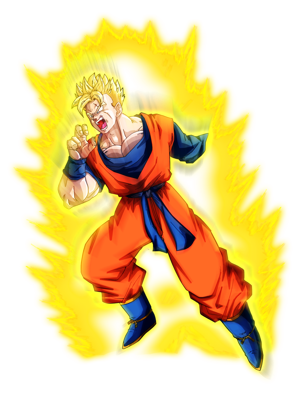 Super Saiyan Rage Trunks by BrusselTheSaiyan