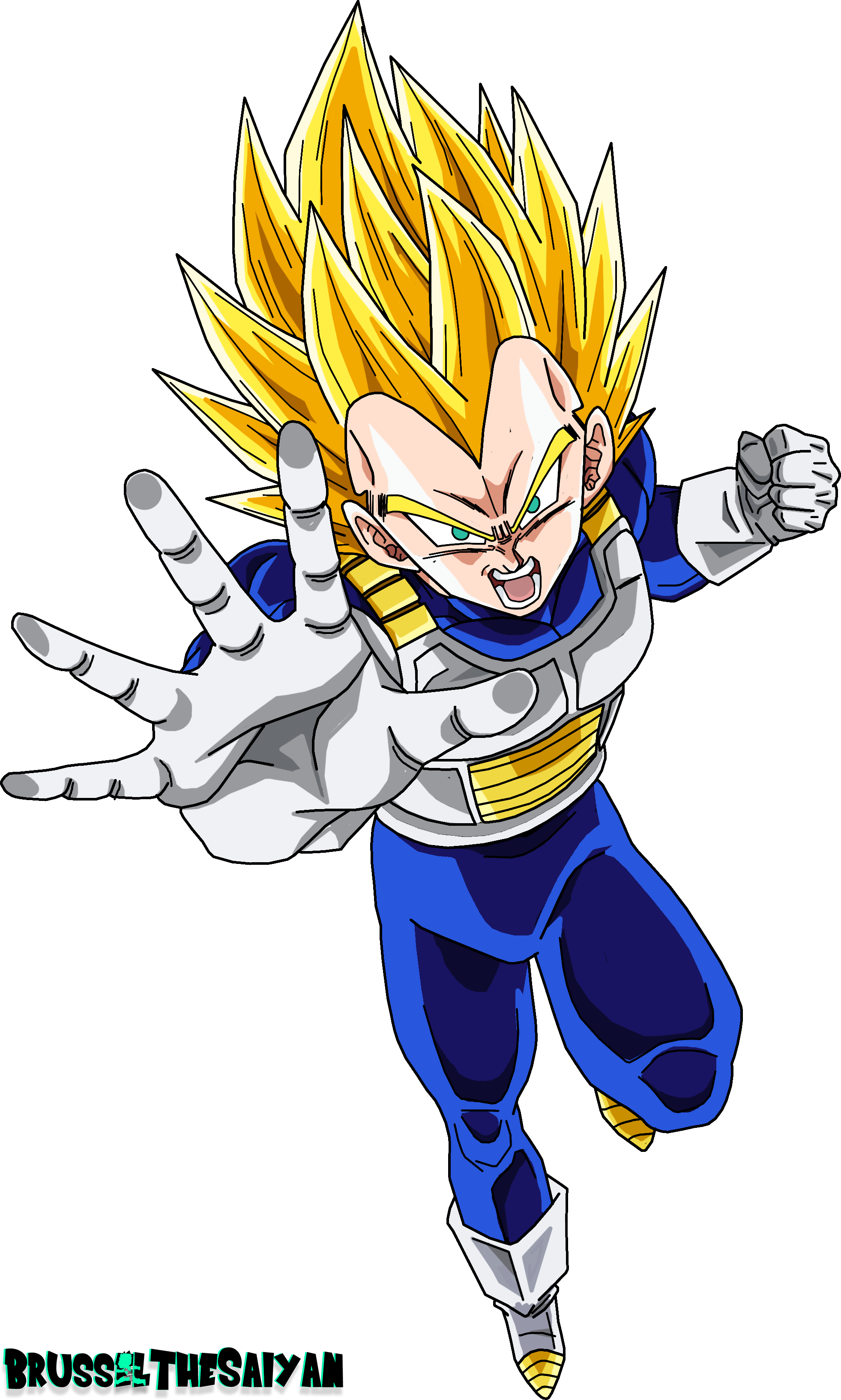 Super Vegeta Final Flash by carlthedog23 on DeviantArt