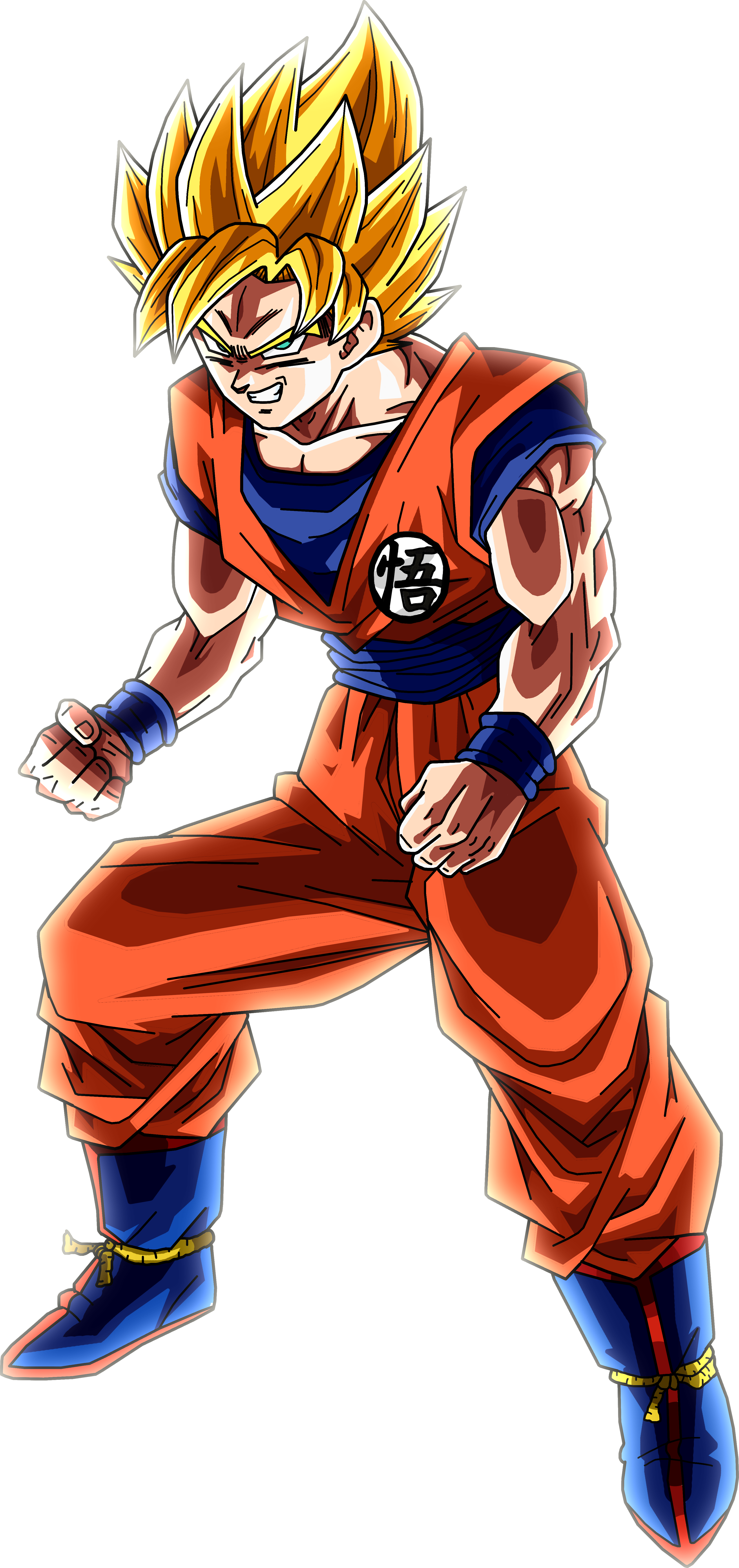 Goku Super Sayajin 1 by TracoDigital on DeviantArt