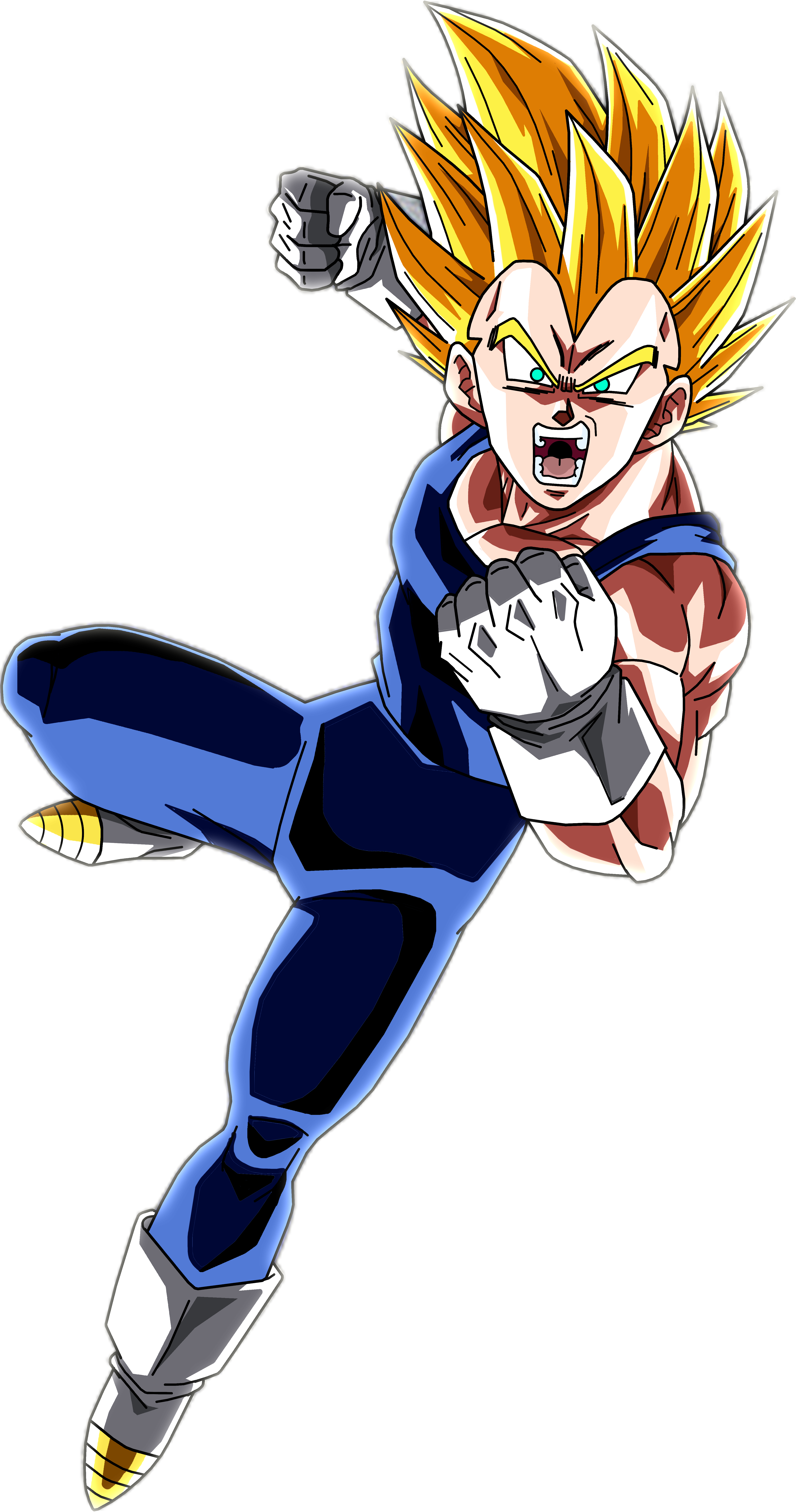 Super Saiyan Vegeta 3 by BrusselTheSaiyan on DeviantArt