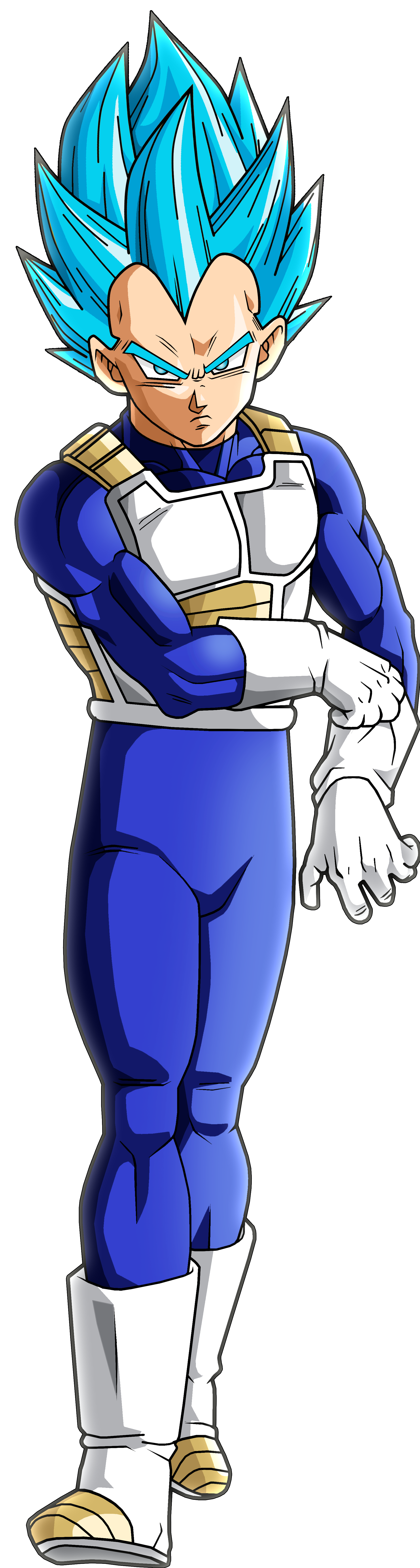 Vegeta Super Sayajin Blue Full Power ( desenho) by DaishinkanART on  DeviantArt