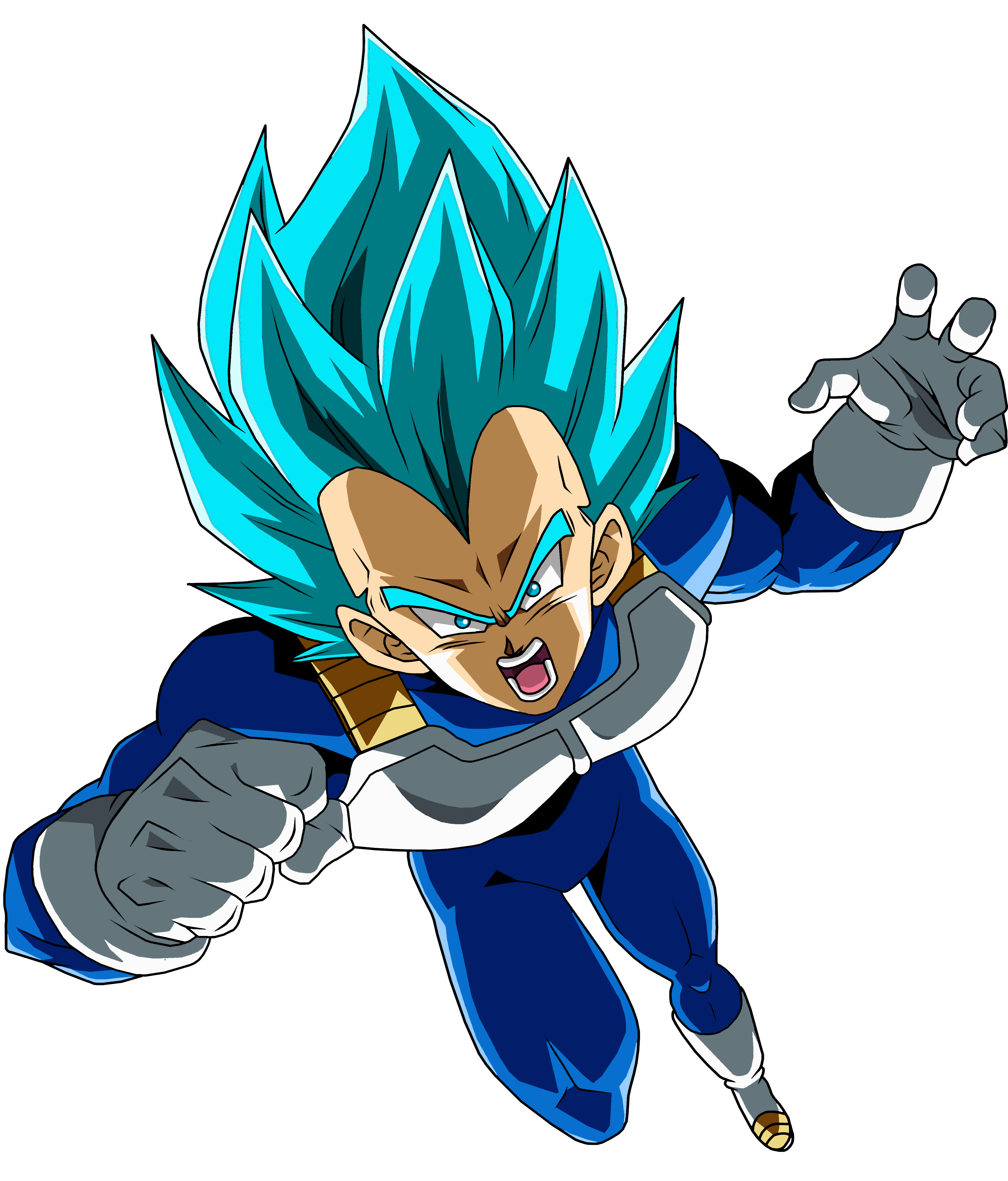 Vegeta Super Saiyajin Blue by arbiter720 on DeviantArt