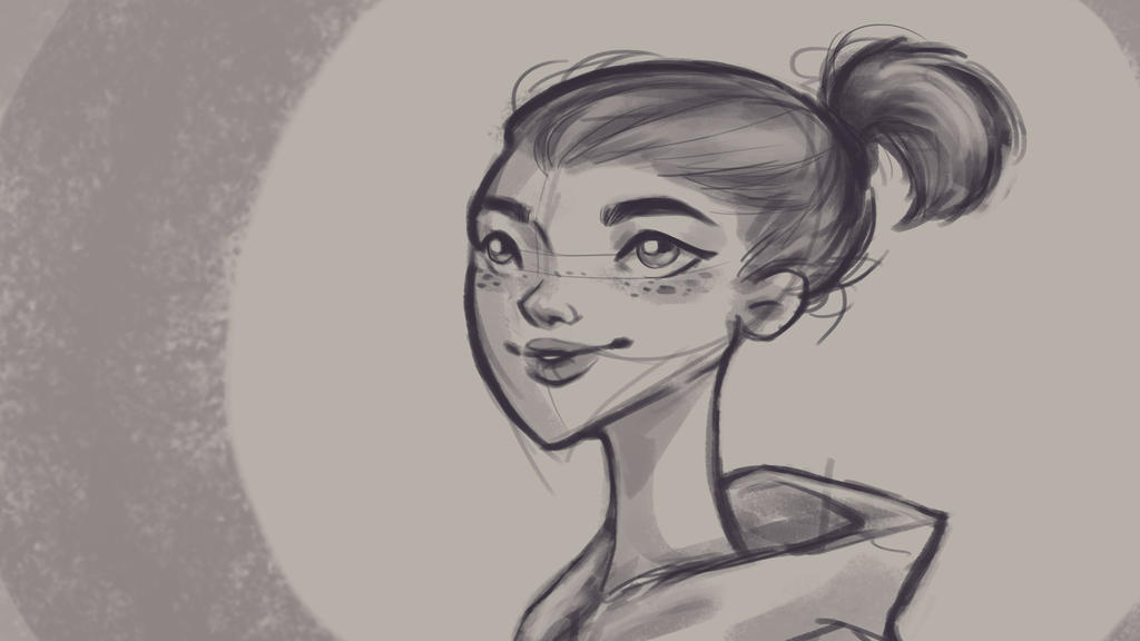 Loish inspired sketch by Misjin on DeviantArt