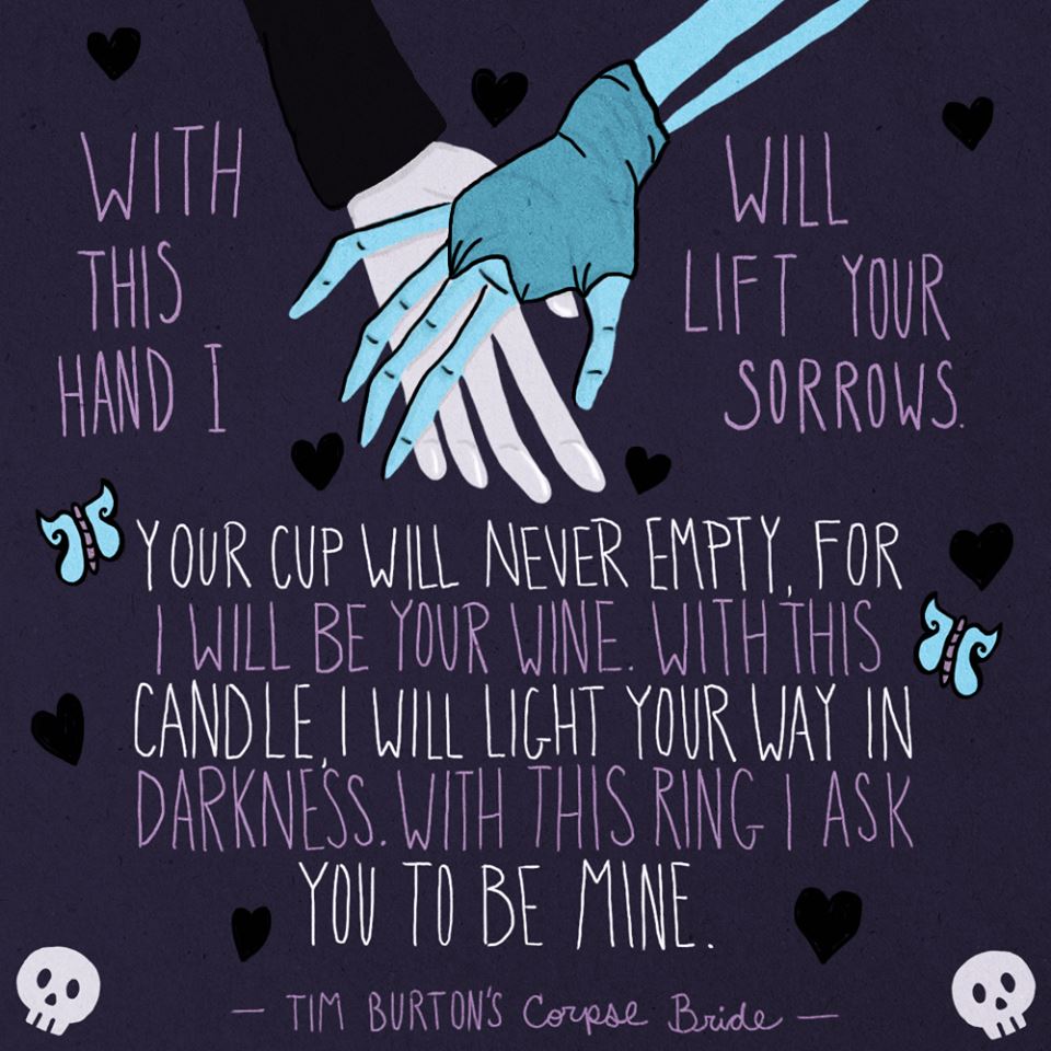 Corpse Bride Wedding Quote by TheCunningTrickester on DeviantArt