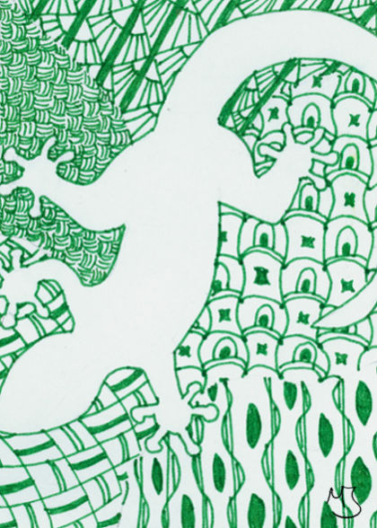 Zentangle Gecko #8 Zentangle Gecko by Thalyah on DeviantArt