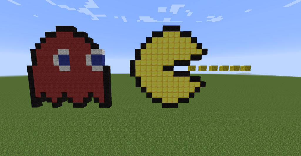 Pacman in Minecraft by McKiath on DeviantArt