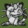 Meowth Red Pokemon Sprite