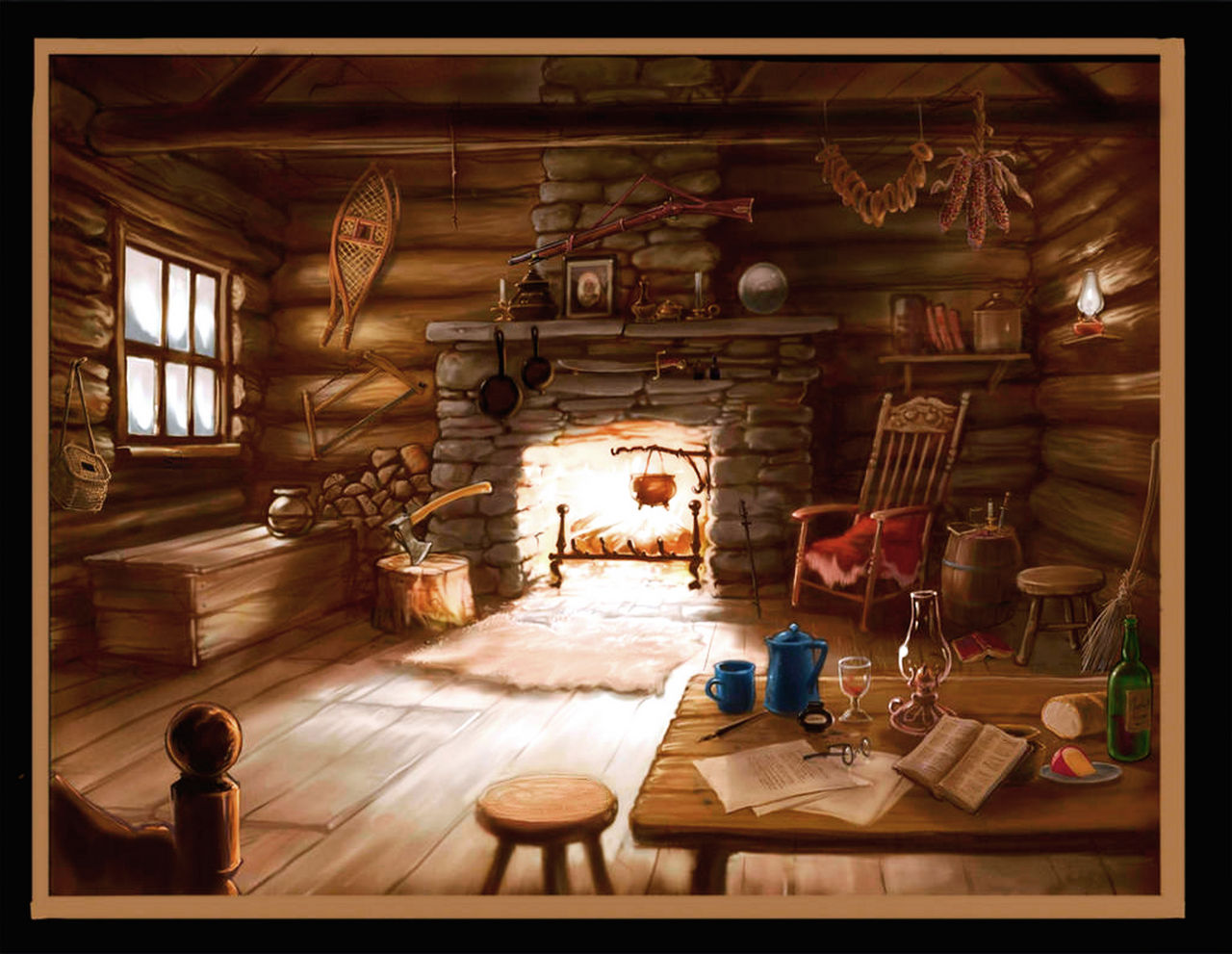 Winter Cabin-slight Reboot by scratchmark on DeviantArt