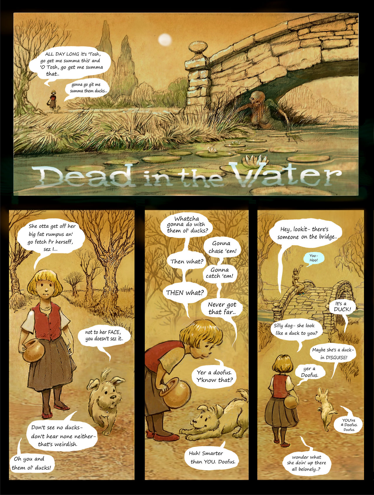 Dead In The Water- Page 1 by scratchmark on DeviantArt