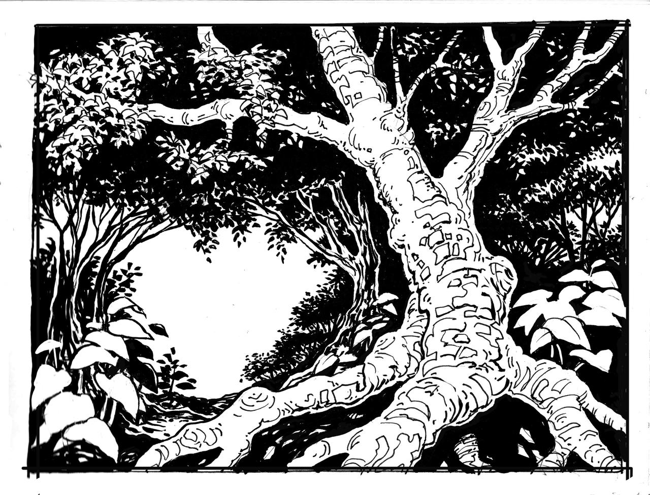 Treeline Overlay 02 by scratchmark on DeviantArt