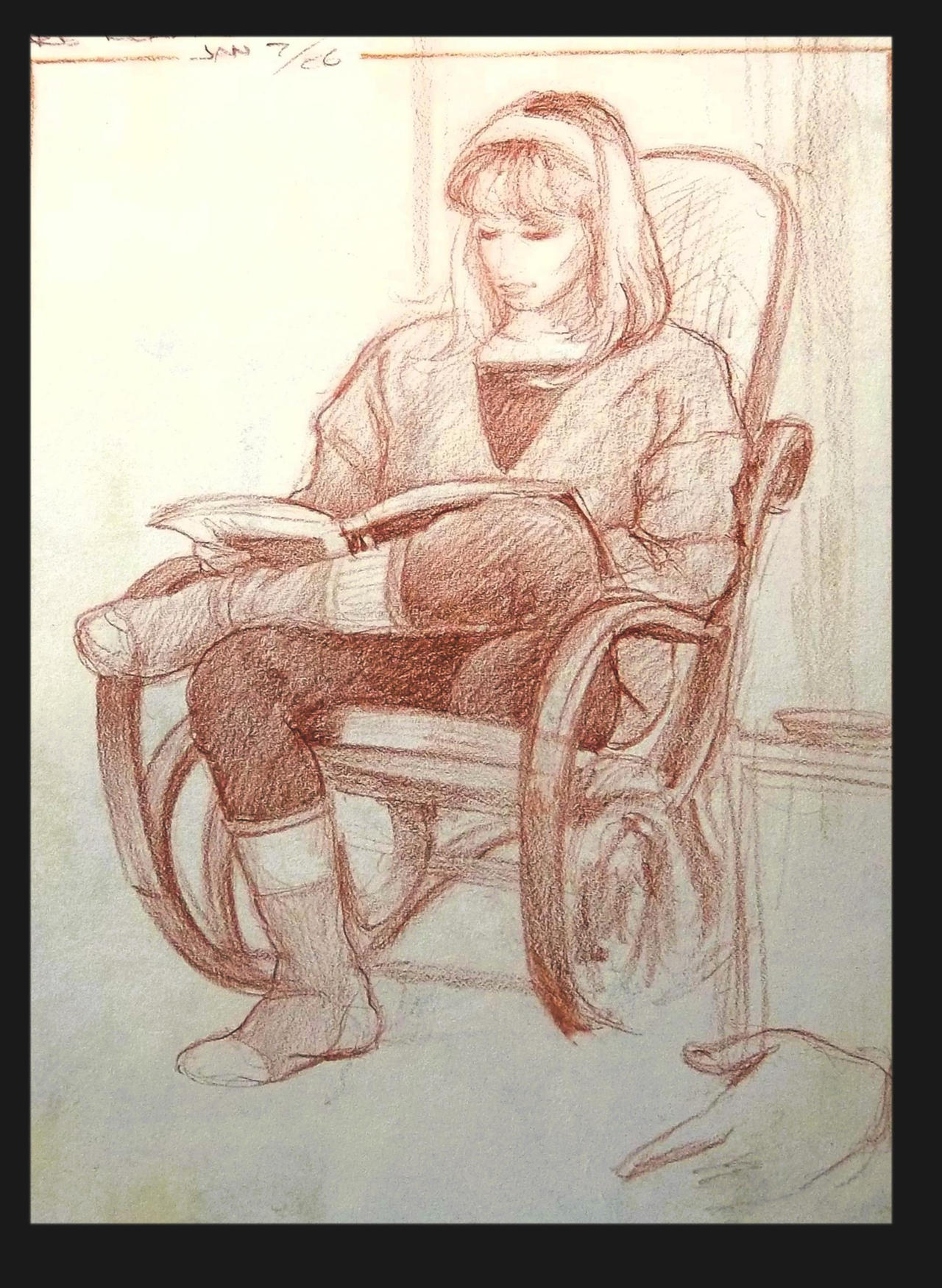 Barbara Reads by scratchmark on DeviantArt